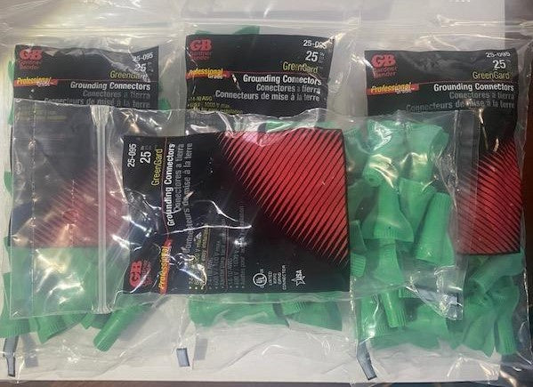 Gardner Bender 25-095 GreenGard 14 AWG to 10AWG Grounding Wire Connector 4 Bags