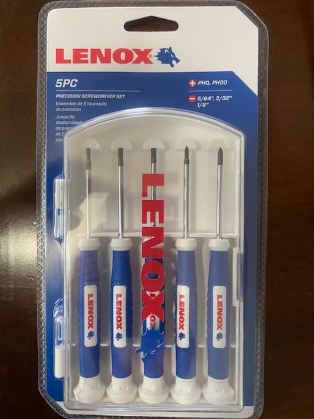 LENOX Tools LXHT60918 Screwdriver Set Precision 5-Piece
