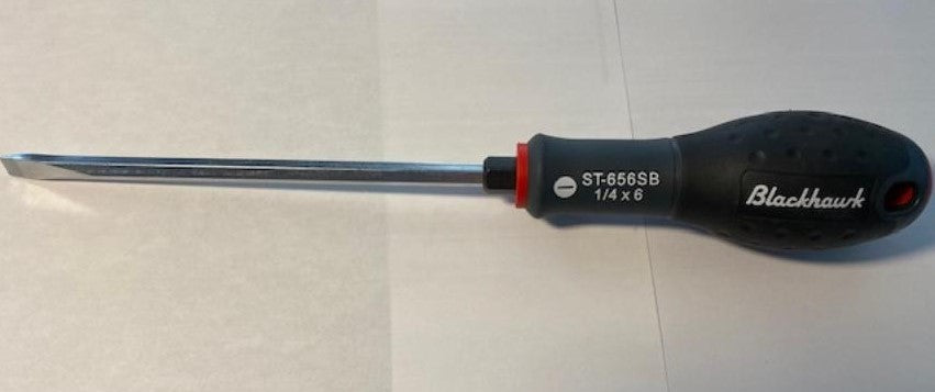 BLACKHAWK ST-656SB BY PROTO 1/4" X 6" SLOTTED SCREWDRIVER FRANCE