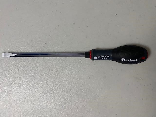 BLACKHAWK ST-1008SB BY PROTO 3/8" X 8" SLOTTED SCREWDRIVER FRANCE