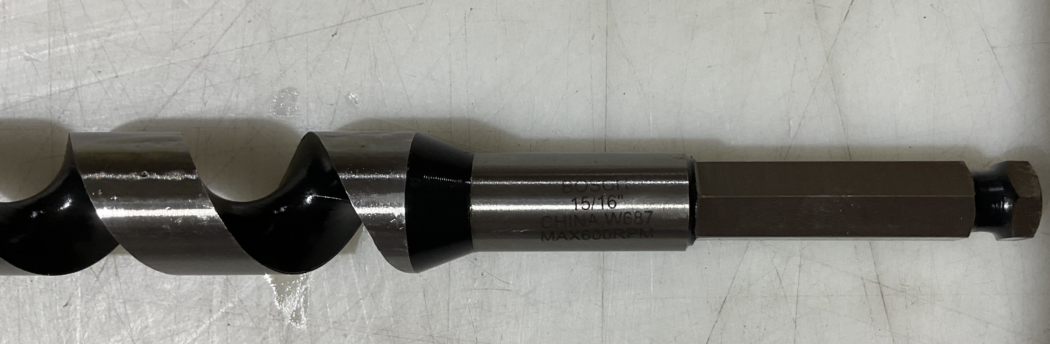 Bosch 15/16" x 17"Ship Auger Bit ASHLT15