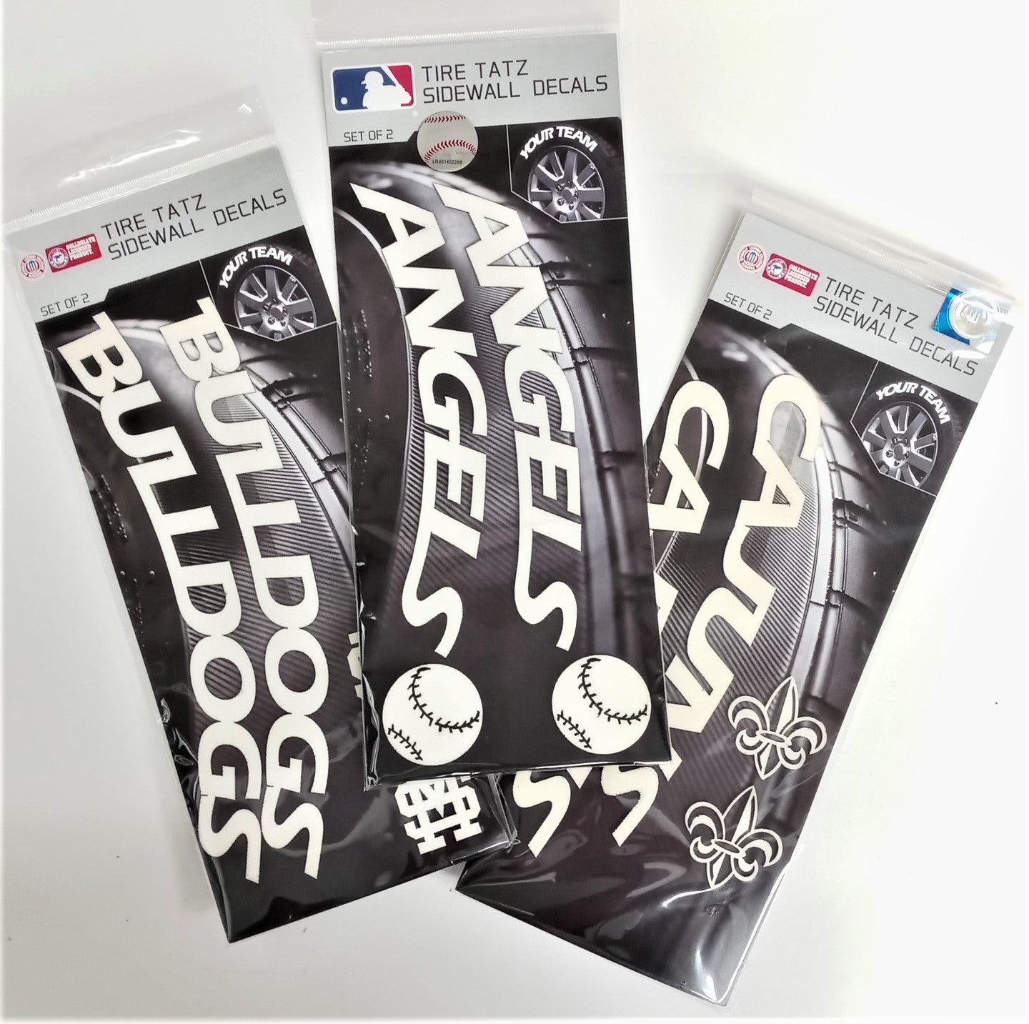 NCAA College Teams Tire Tatz Sidewall Car Truck Decals Set of 2 USA
