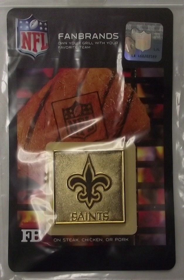 FanBrand NFL Team Logo Branding Plate for Barbecue or Grill