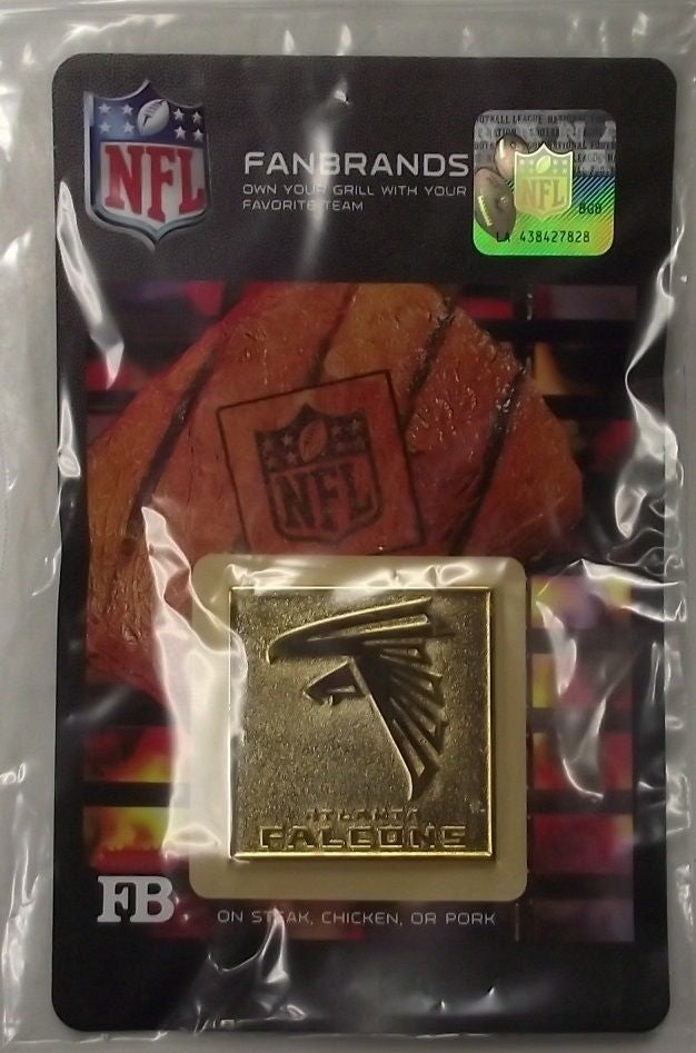FanBrand NFL Team Logo Branding Plate for Barbecue or Grill