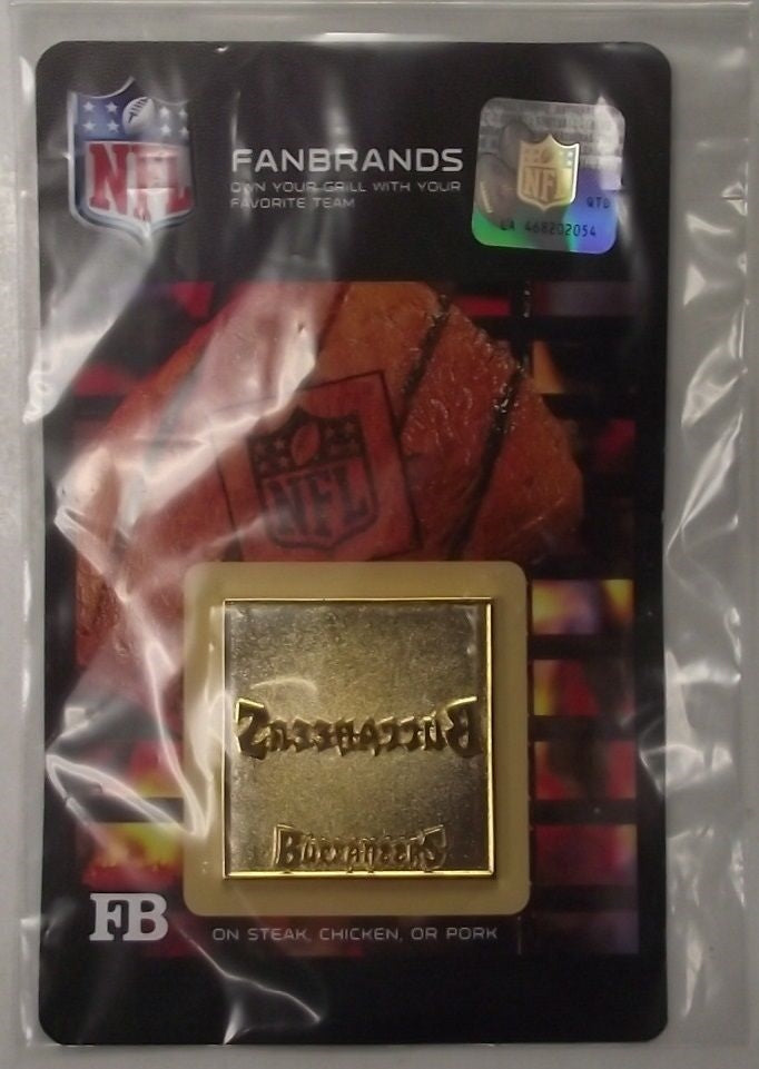 FanBrand NFL Team Logo Branding Plate for Barbecue or Grill