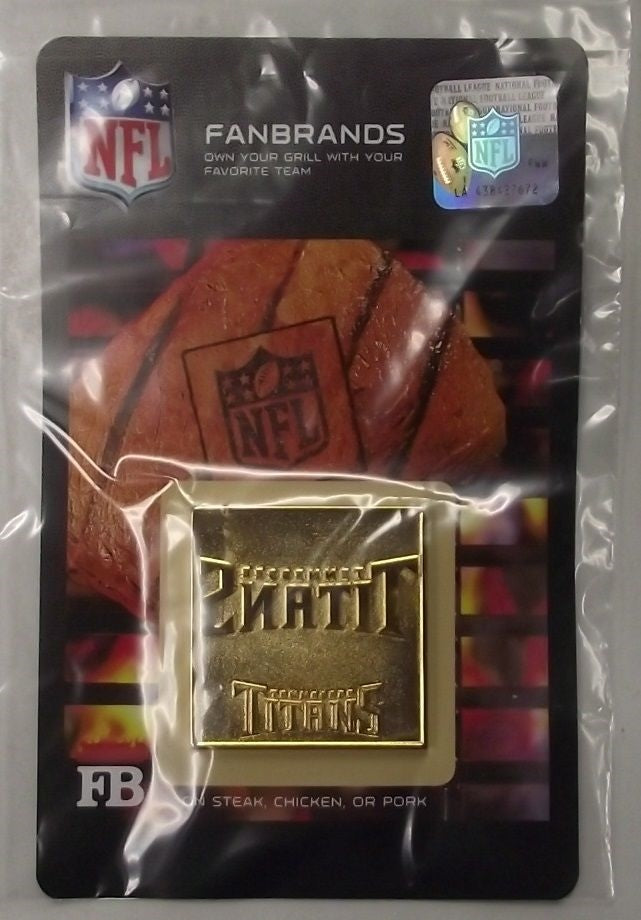 FanBrand NFL Team Logo Branding Plate for Barbecue or Grill