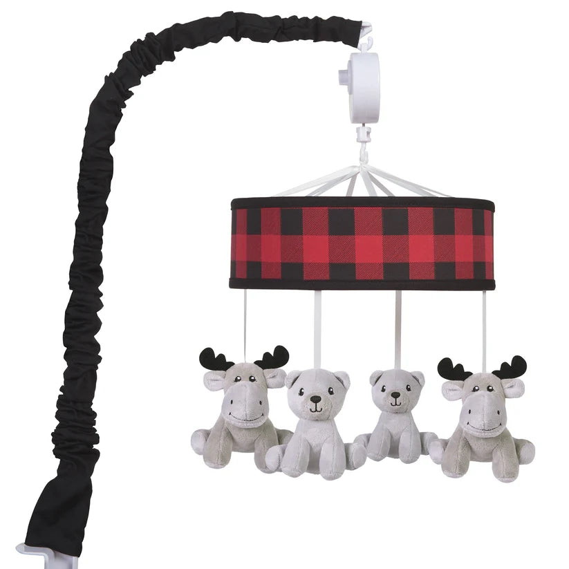 Trend Lab 103590 Buffalo Check Musical Crib Baby Mobile