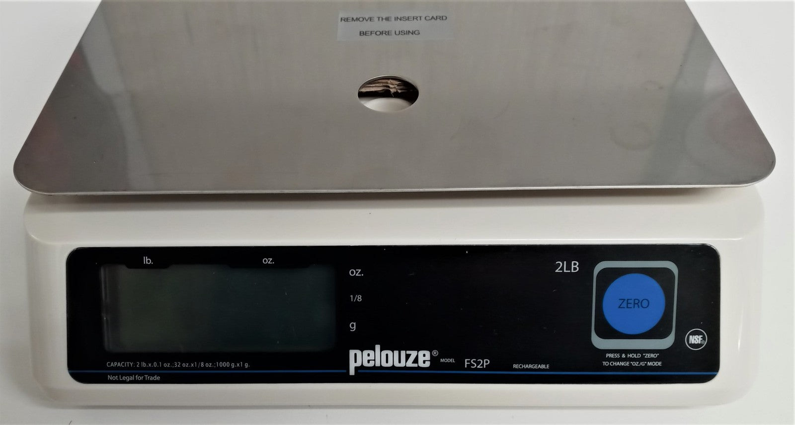 Rubbermaid Pelouze 2lb. Digital Portion Food Scale FS2P