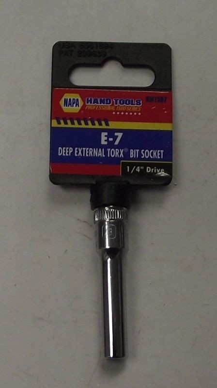 Napa NMT507 1/4" Drive E-7 Deep External Torx Bit Socket