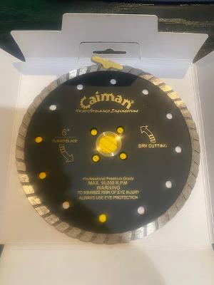 Caiman 6" Diamond Turbo Professional Premium Saw Blade 11602