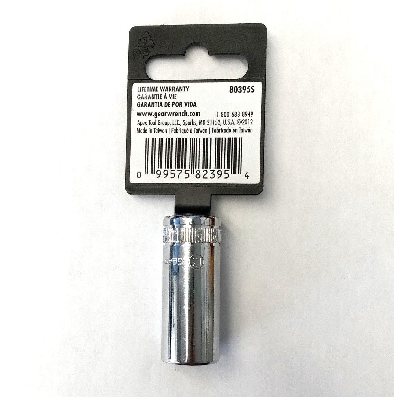 GearWrench 13mm Mid-Length Metric Socket 3/8" Drive 6 Point 80395S