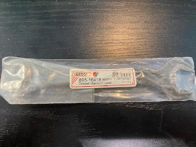 Gedore Double Open Ended Spanner Wrench 16 x 18 mm 895 6580650 Germany
