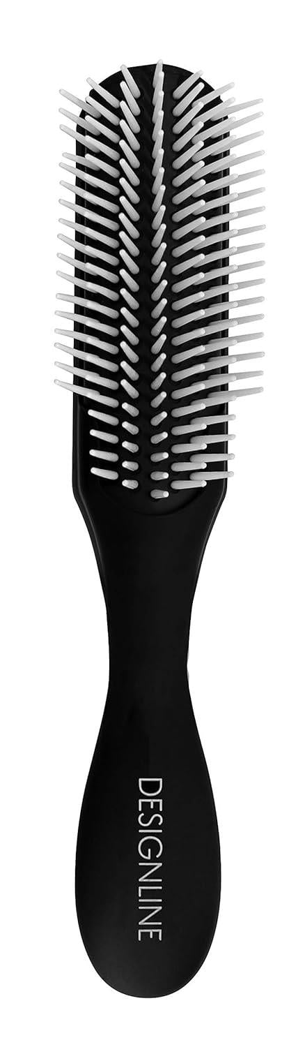 Design Line Ceramic DESIGNLINE 188537 Curved Blow Drying Hairbrush with Ceramic Covered Pl