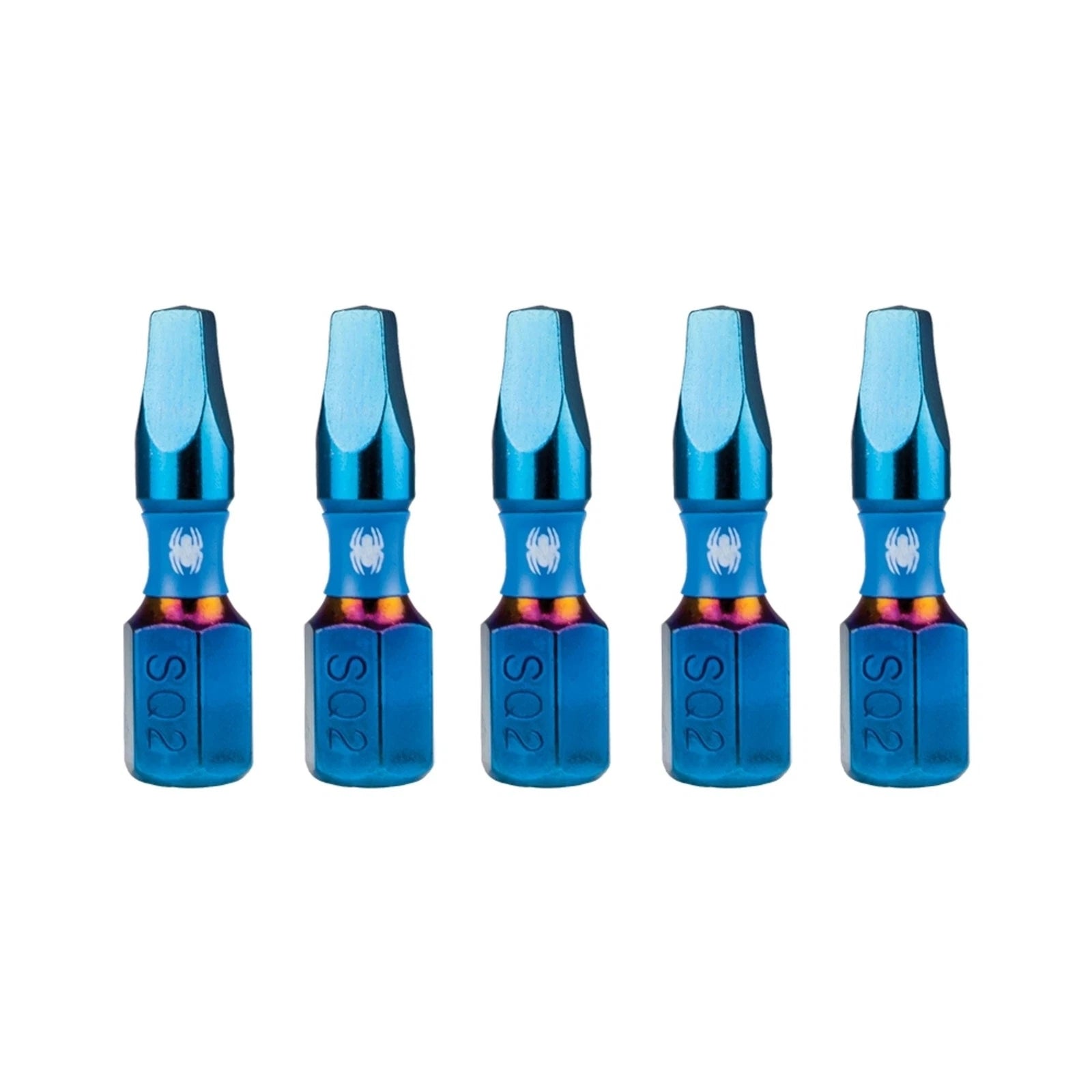 Spyder 1-Inch SQ2 Impact Driver Bit (15-Pack) 3-5pks 19085