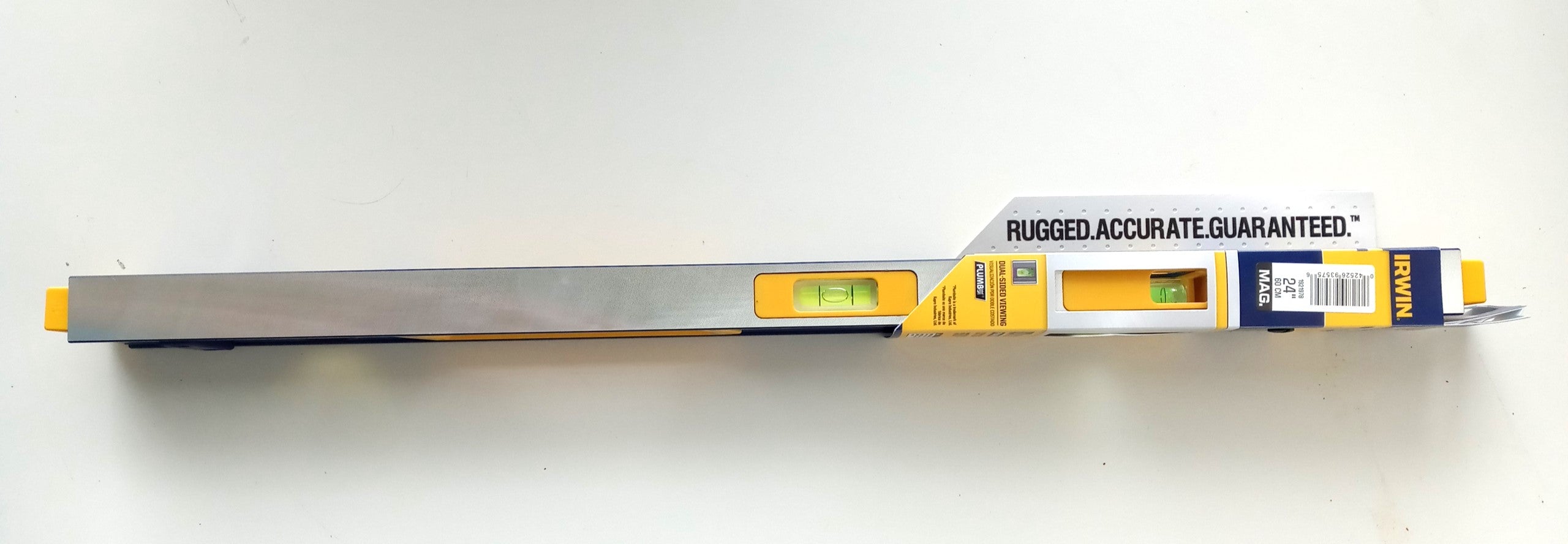 IRWIN 2050 Series 24" Thick Walled Magnetic Box Beam Level 1921978