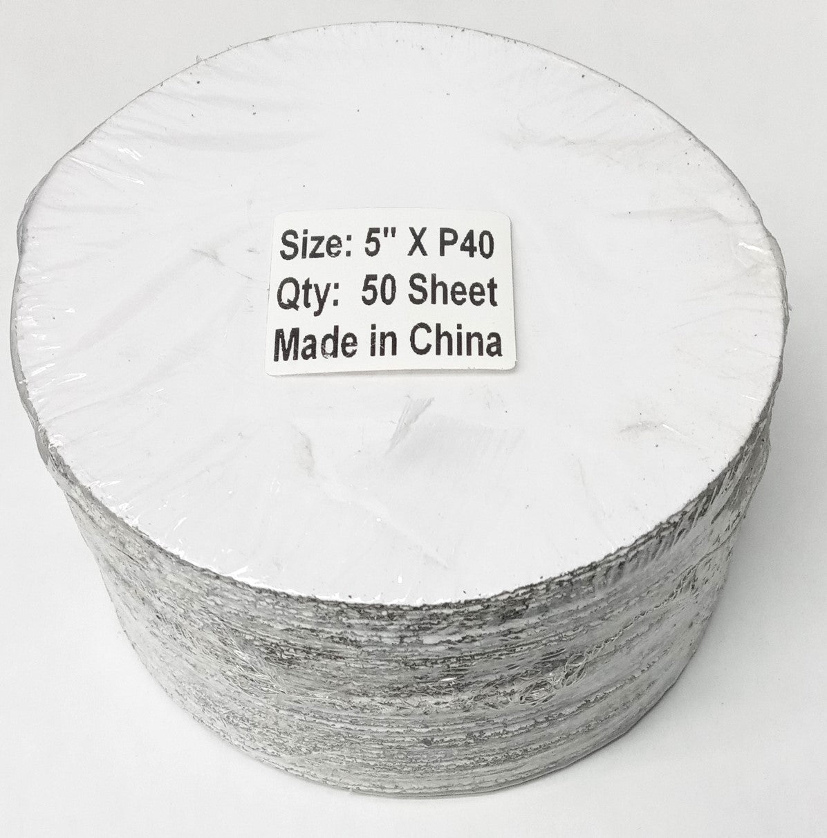 Lockmond 5" x P40 Sanding Discs PSA 50pcs. 3000550