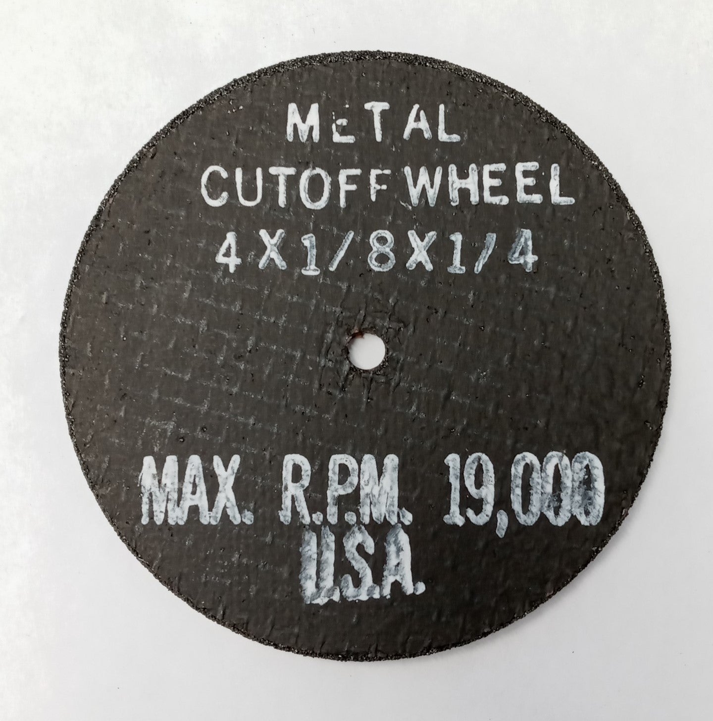 Farm & Fleet 185291 / 2051 Metal Cut Off Wheel  4 x 1/8  x 1/4 USA