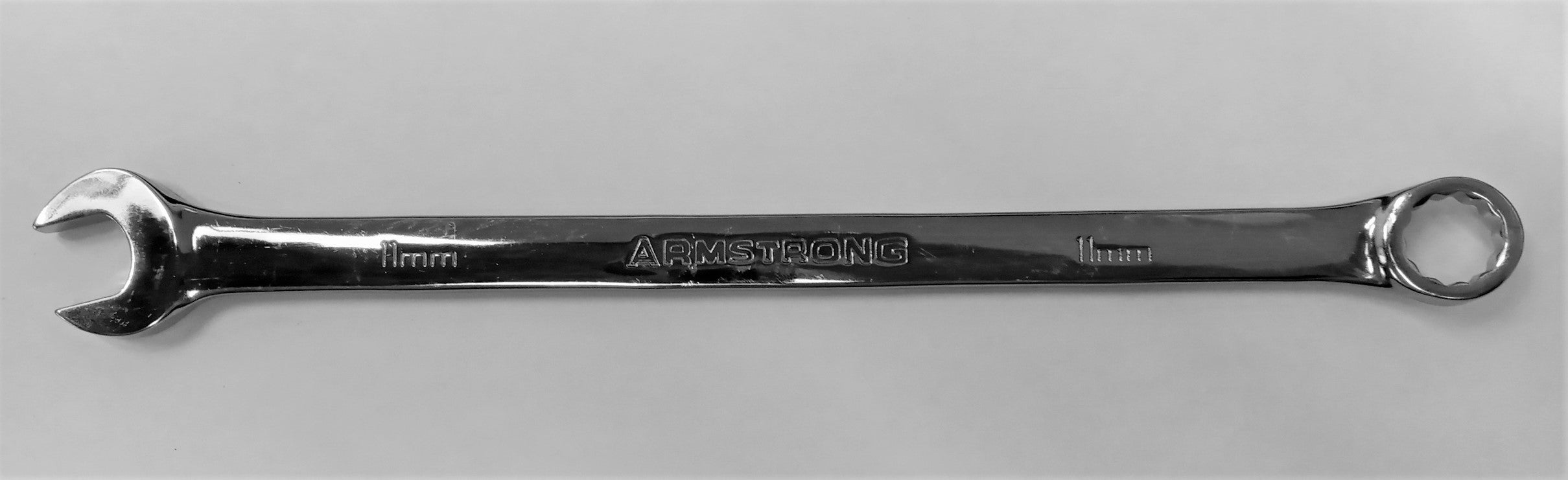 Armstrong 52-411 11mm Full Polish Extra Long Combination Wrench 12pt. USA