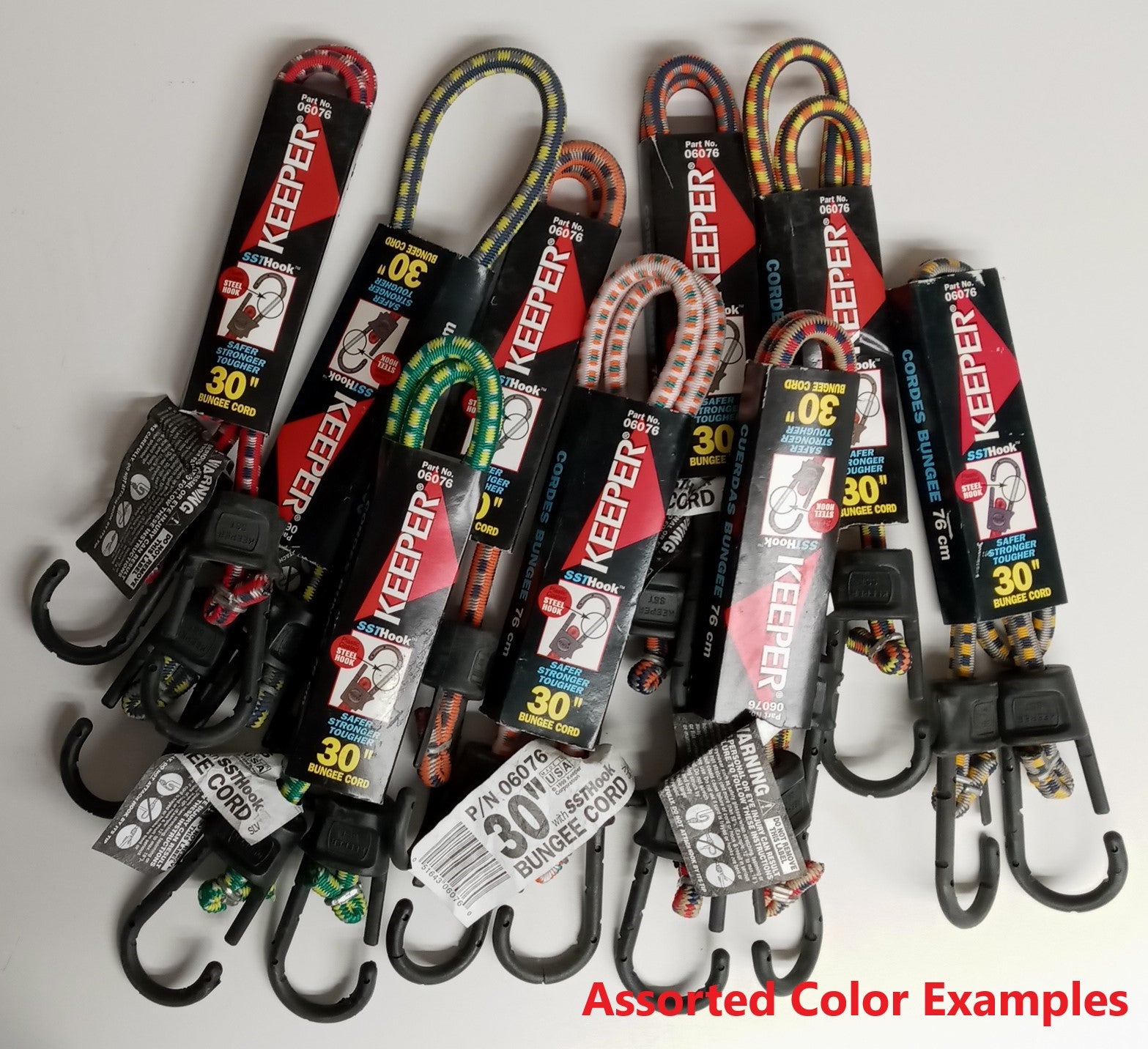 Keeper 06387 ZipCord 40" Adjustable Bungee (Assorted Colors) USA