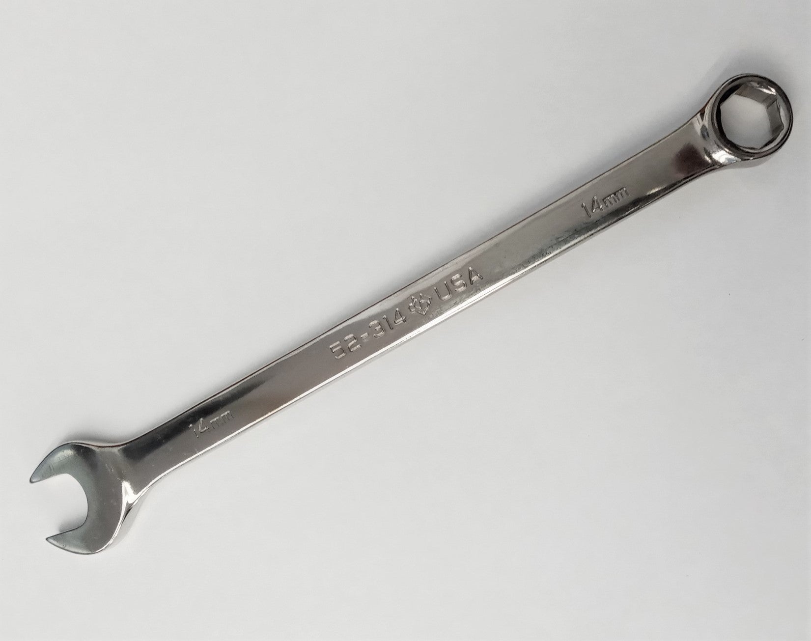 Armstrong 52-314 14mm Full Polish Combination Wrench 6pt USA