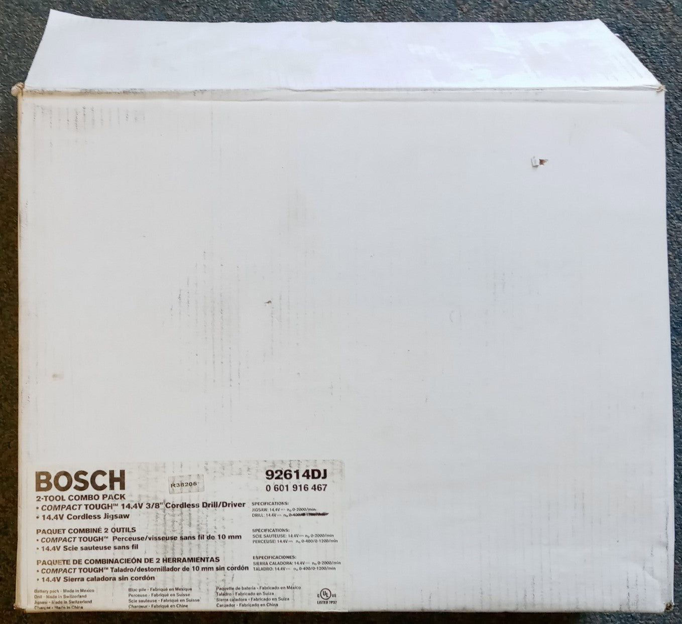 Bosch 92614DJ Combo Pack 14.4V 3/8" Cordless Driver & 14.4V Cordless Jigsaw