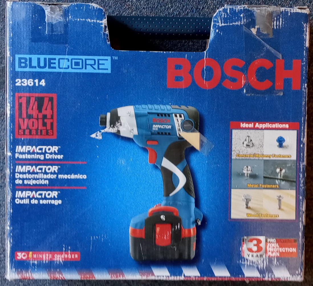 Bosch 23614 14.4V Impactor BlueCore Cordless Screw Driver Kit