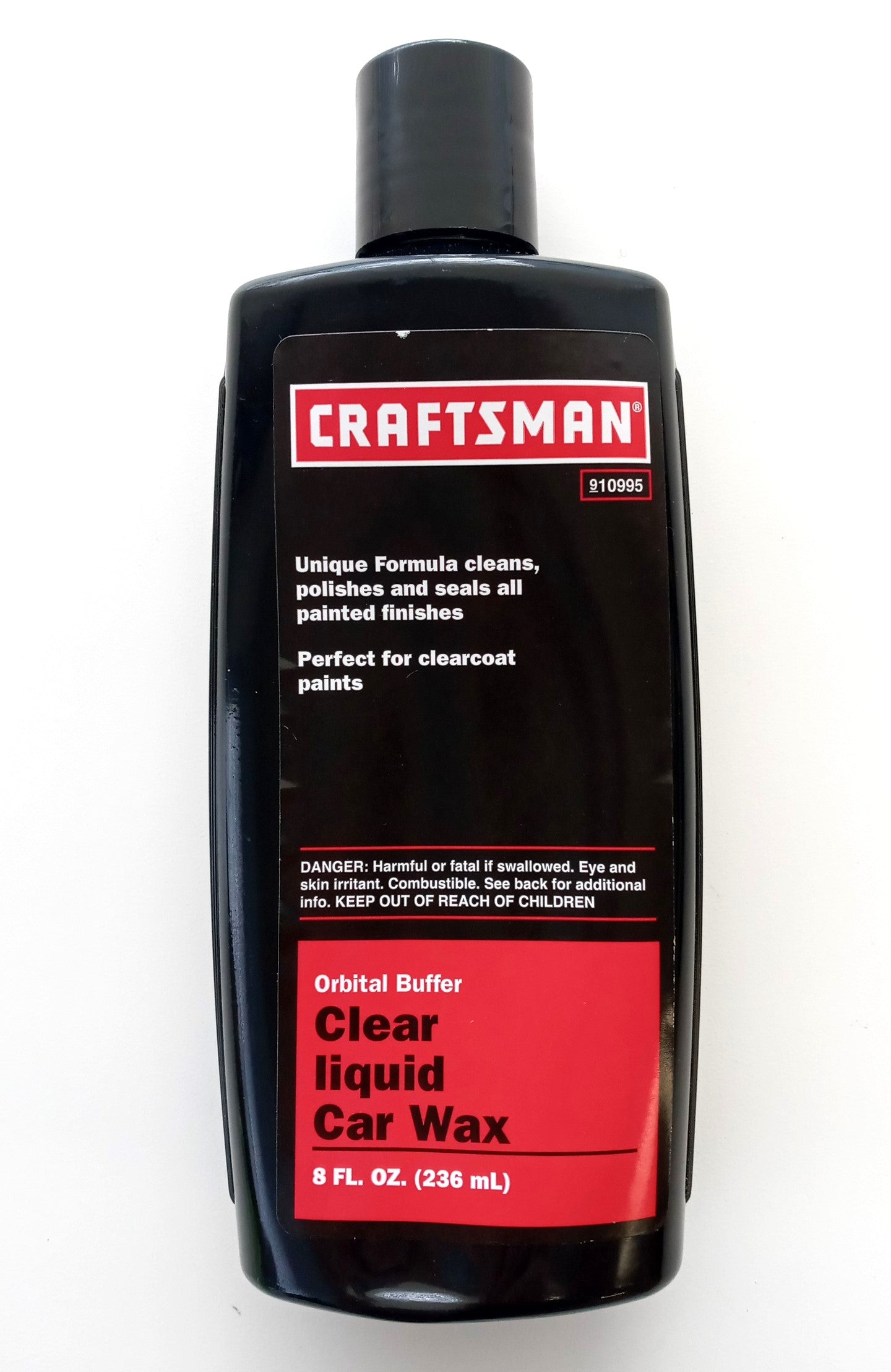 Craftsman 10995 High Quality Clear Liquid Car Wax USA **OLD STOCK**