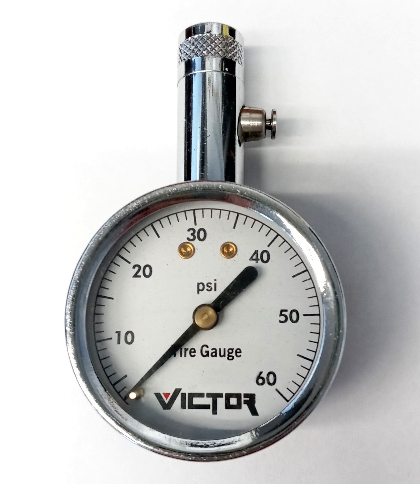 Victor V881 Professional Tire Gauge 560psi with bleeder valve