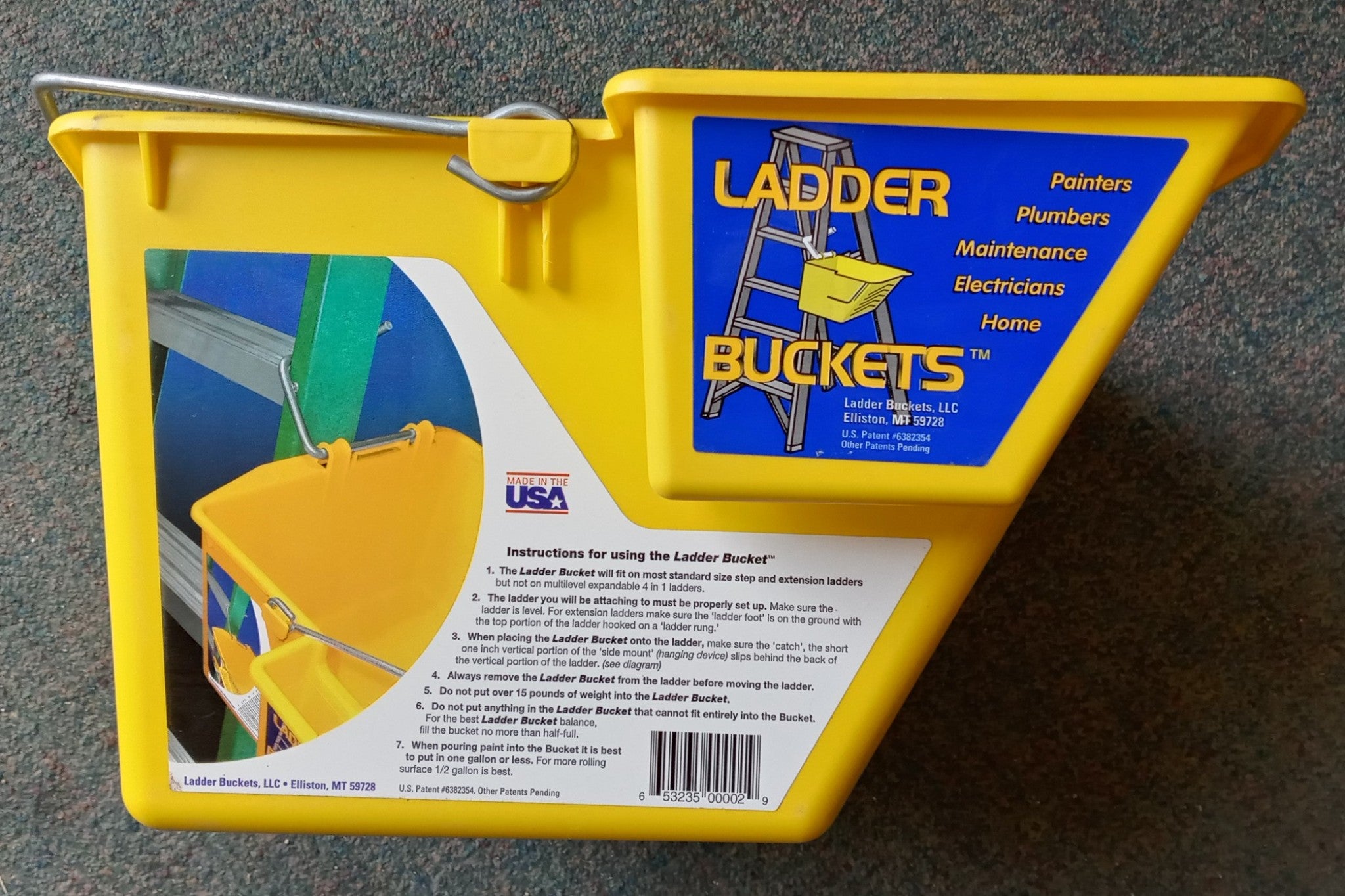 Ladder Bucket 00002 For PRO's And DIY Made In The USA