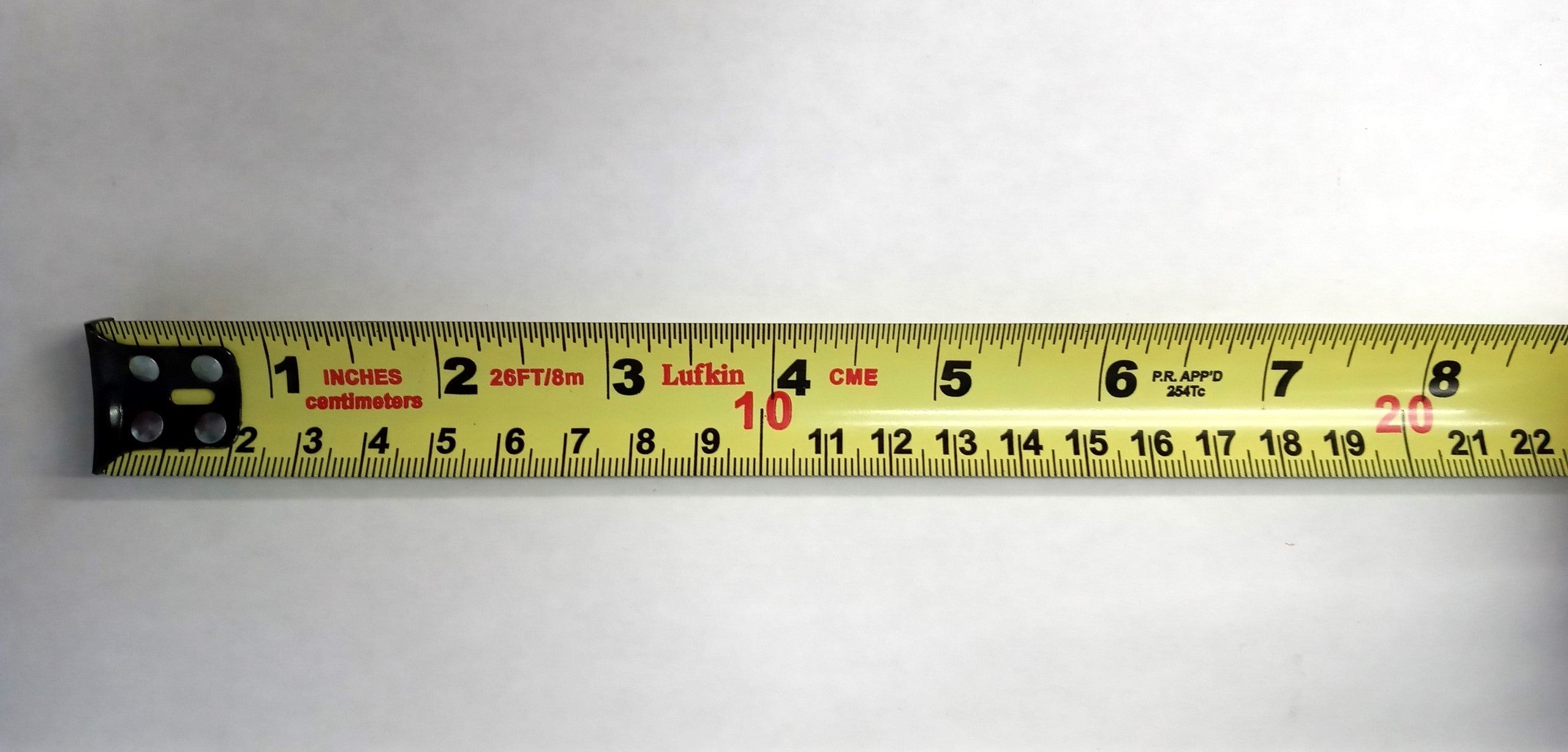 Lufkin 25mm (1") x 8m (26') Hi-Viz® Orange Series 1000 Power Tape HV1048CME