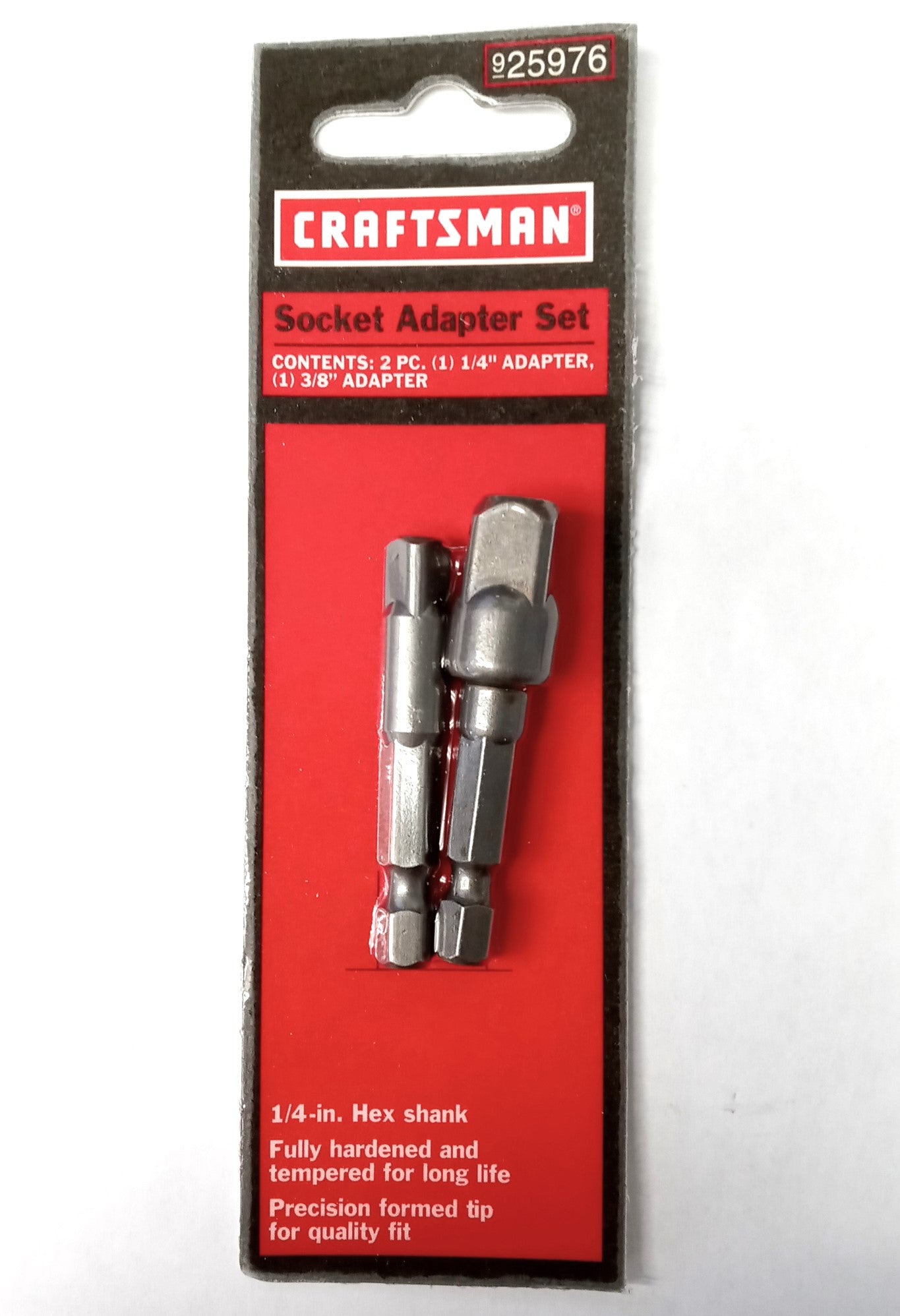 Craftsman 25976 2pc Socket Adapter Set 1/4" & 3/8"