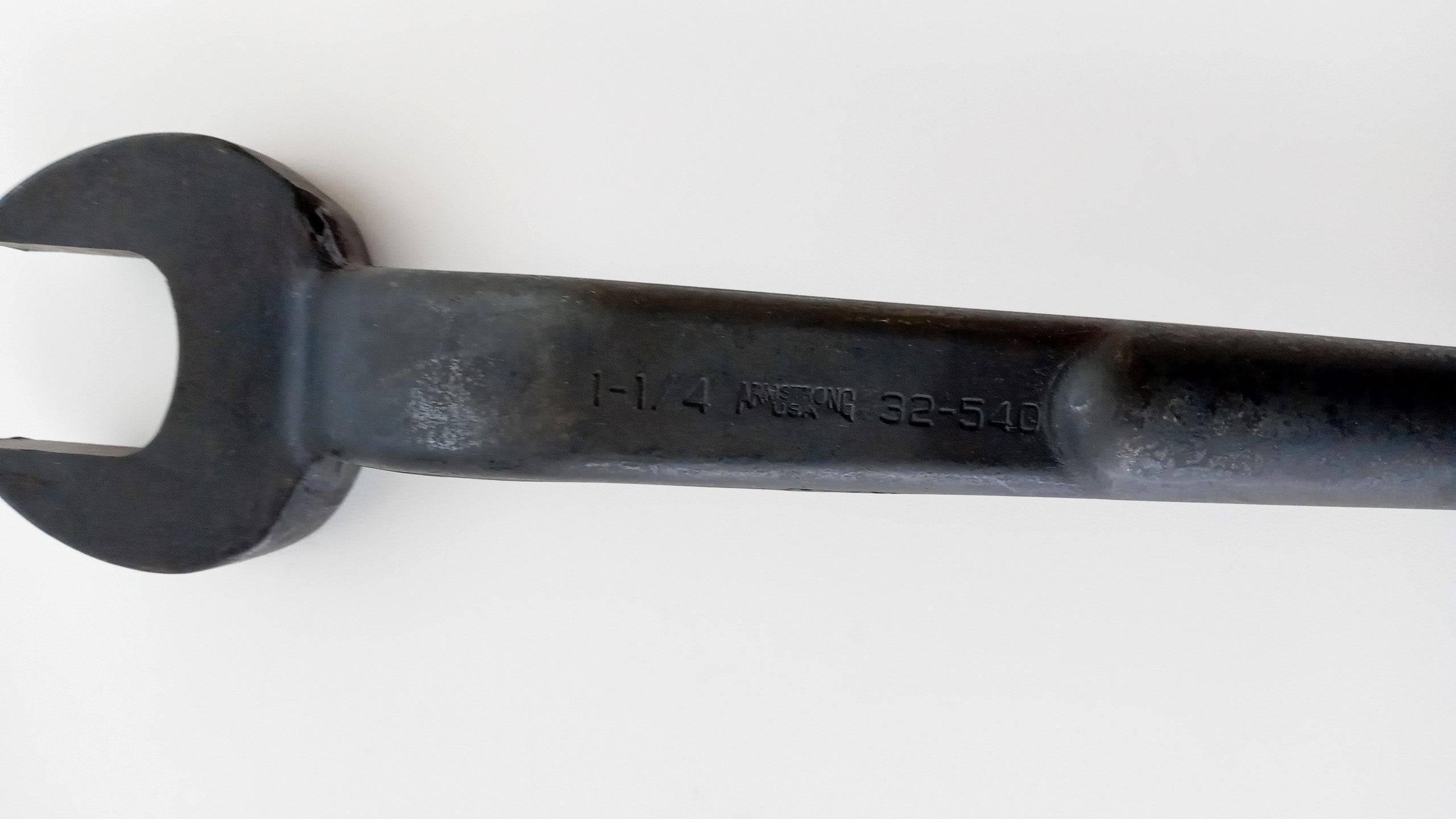 Armstrong 32-540 1-1/4" Black Oxide Open End Black Oxide Structural Wrench USA