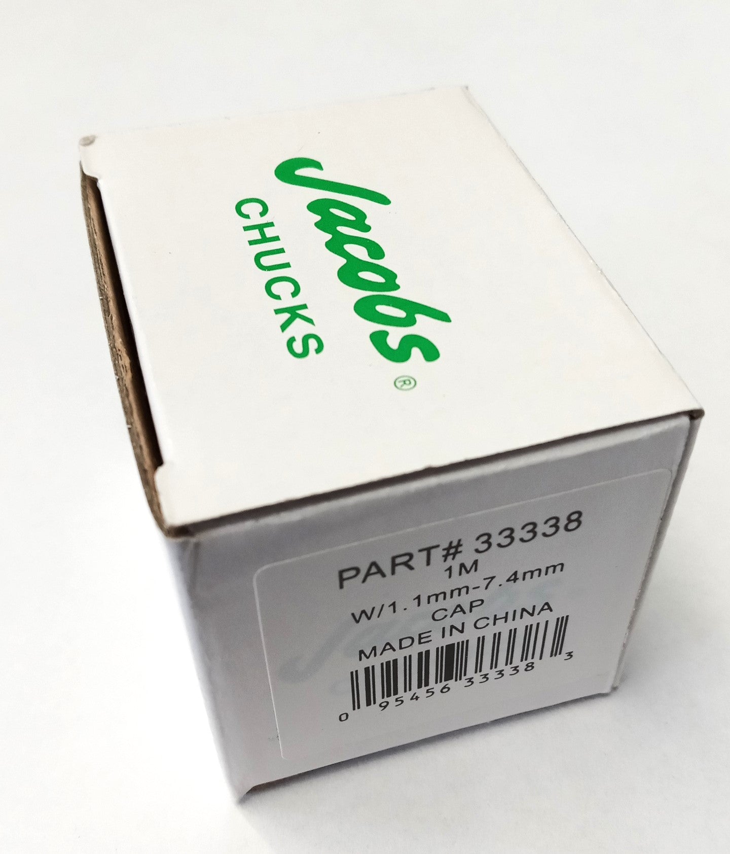 JACOBS 33338 1M 1 Taper Stainless Drill Chuck 1.1mm to 7.4mm Capacity