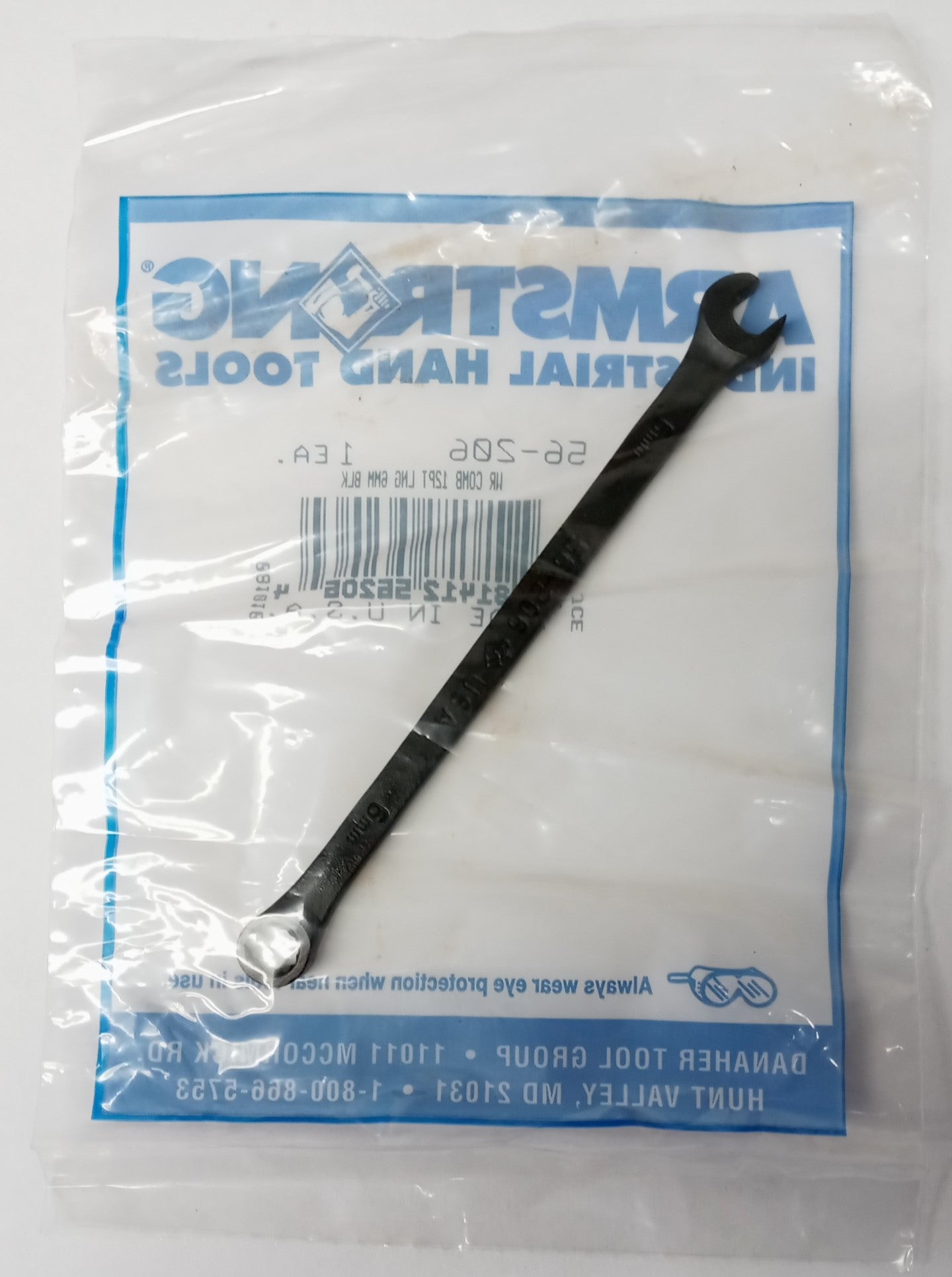 Armstrong 56-206 6mm Combination Wrench Black 12pt. USA