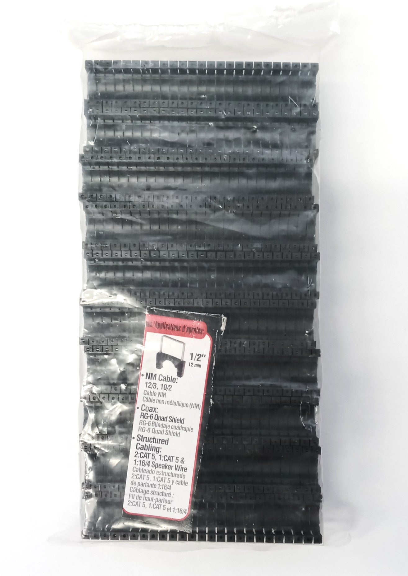 Gardner Bender MPS-203 1/2" Black Insulated Staples 500 Pieces