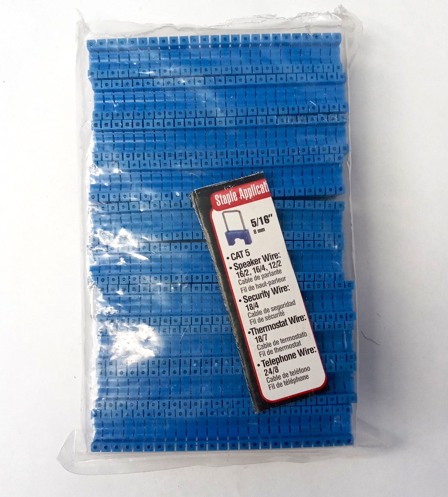 Gardner Bender Cable Boss MPS-2080 5/16" Insulated Blue Staples 250 Pack
