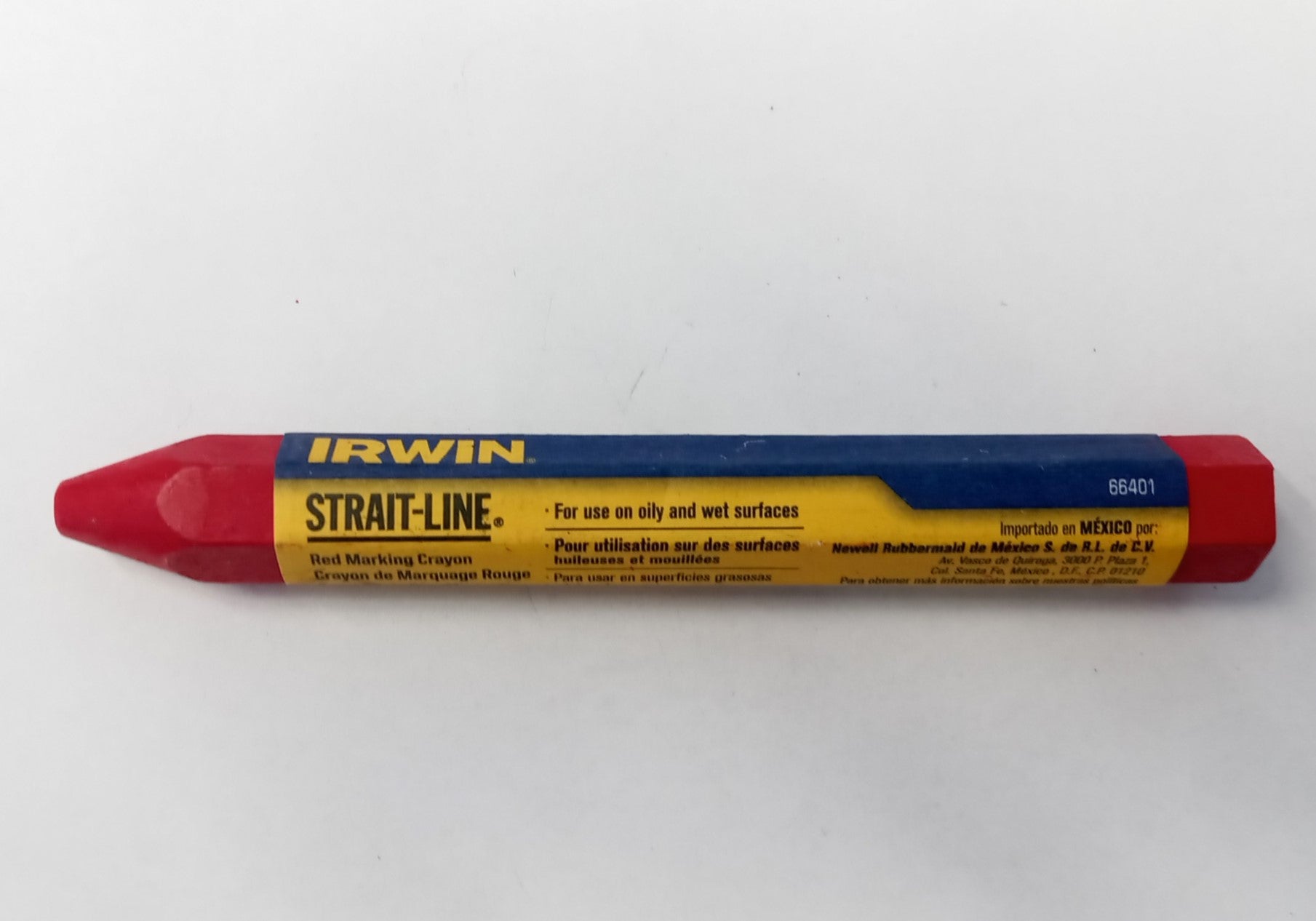 Irwin Strait Line 66401 Red Marking Crayon