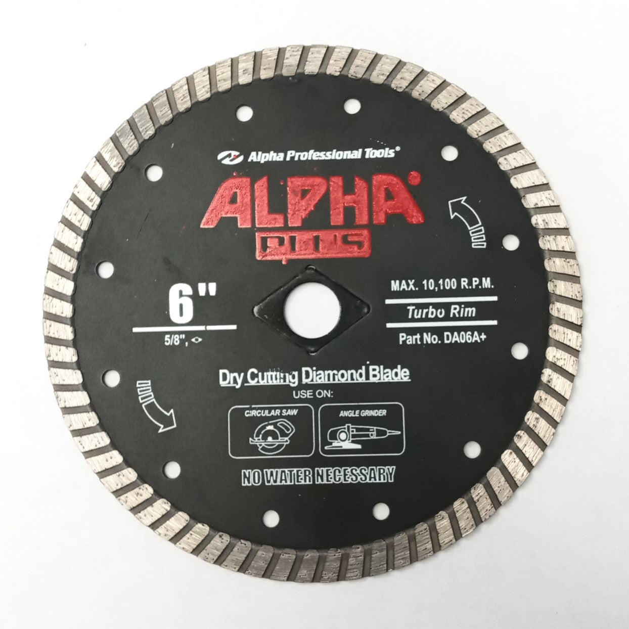 Alpha DA06A Plus 6" Dry Cutting Diamond Blade Japan