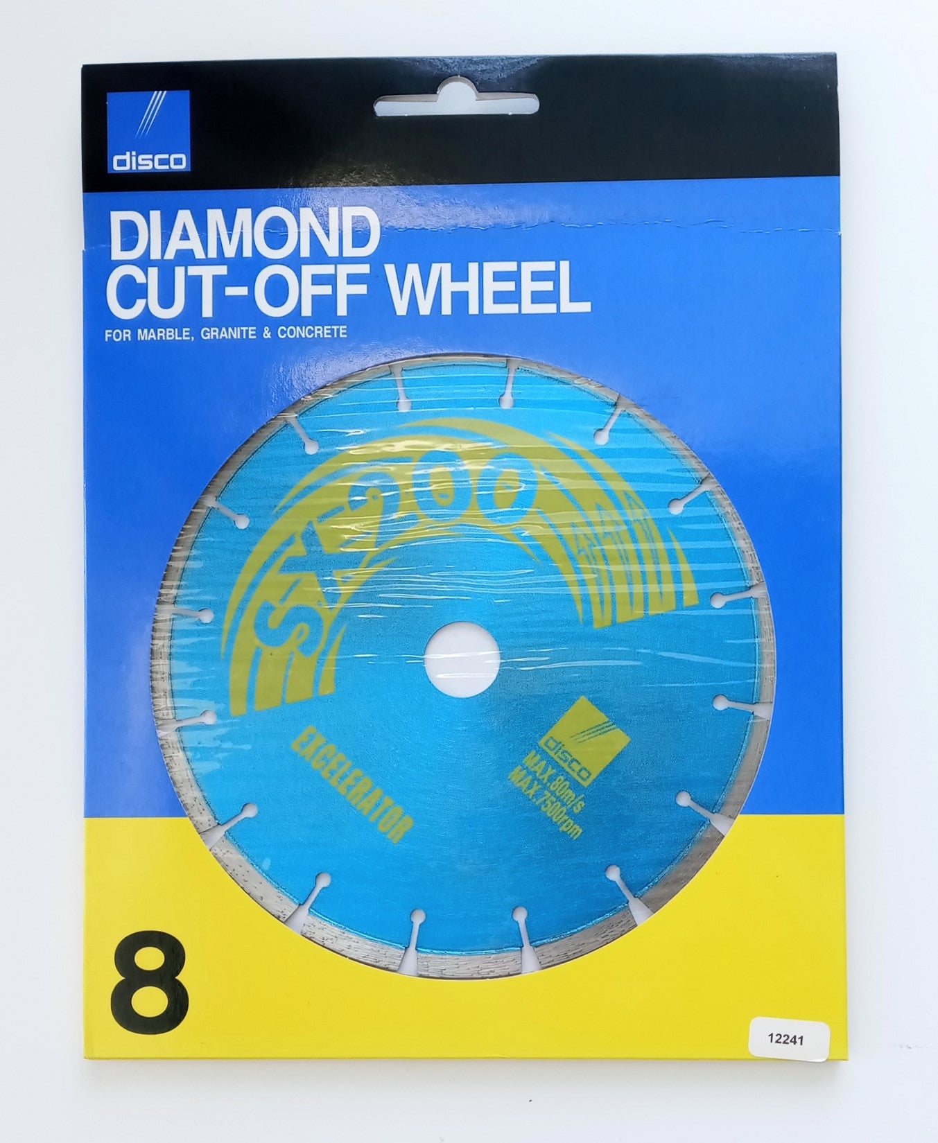 Disco SX200 Diamond 8" Cut-Off Wheel Saw Blade for Marble, Granite