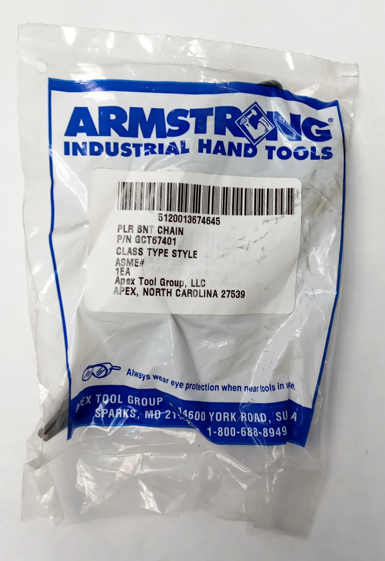 Armstrong Tools 67-401 Bent Nose Needle Nose Pliers USA