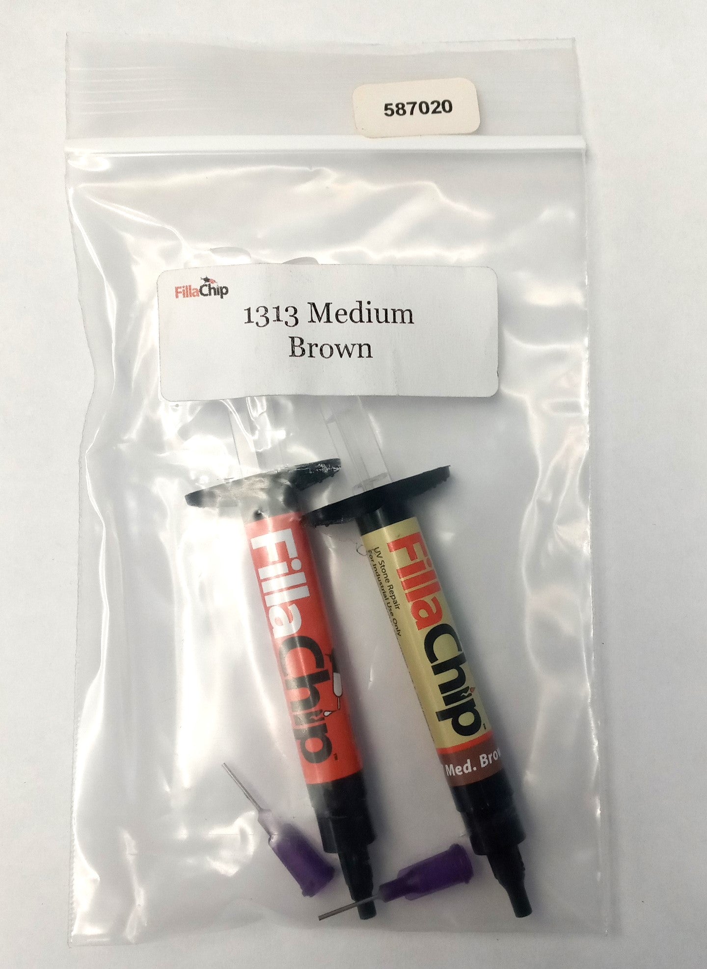 UBA Tuba FillaChip 1313 Single Color Kit for Stone Chip Repair Brown