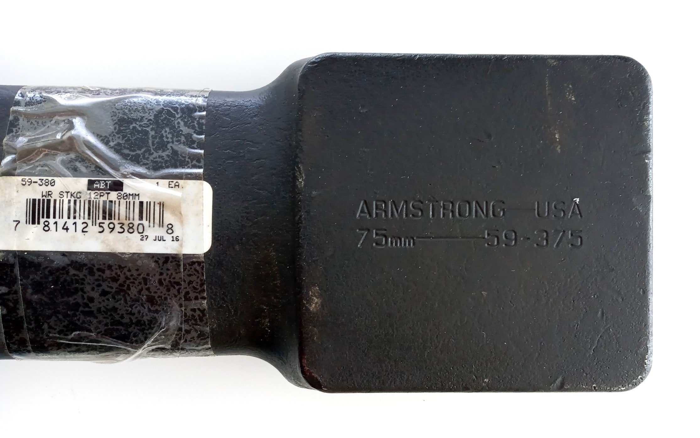 Armstrong 59-375 75MM 12 Point Metric Straight Pattern Slugging Wrench USA