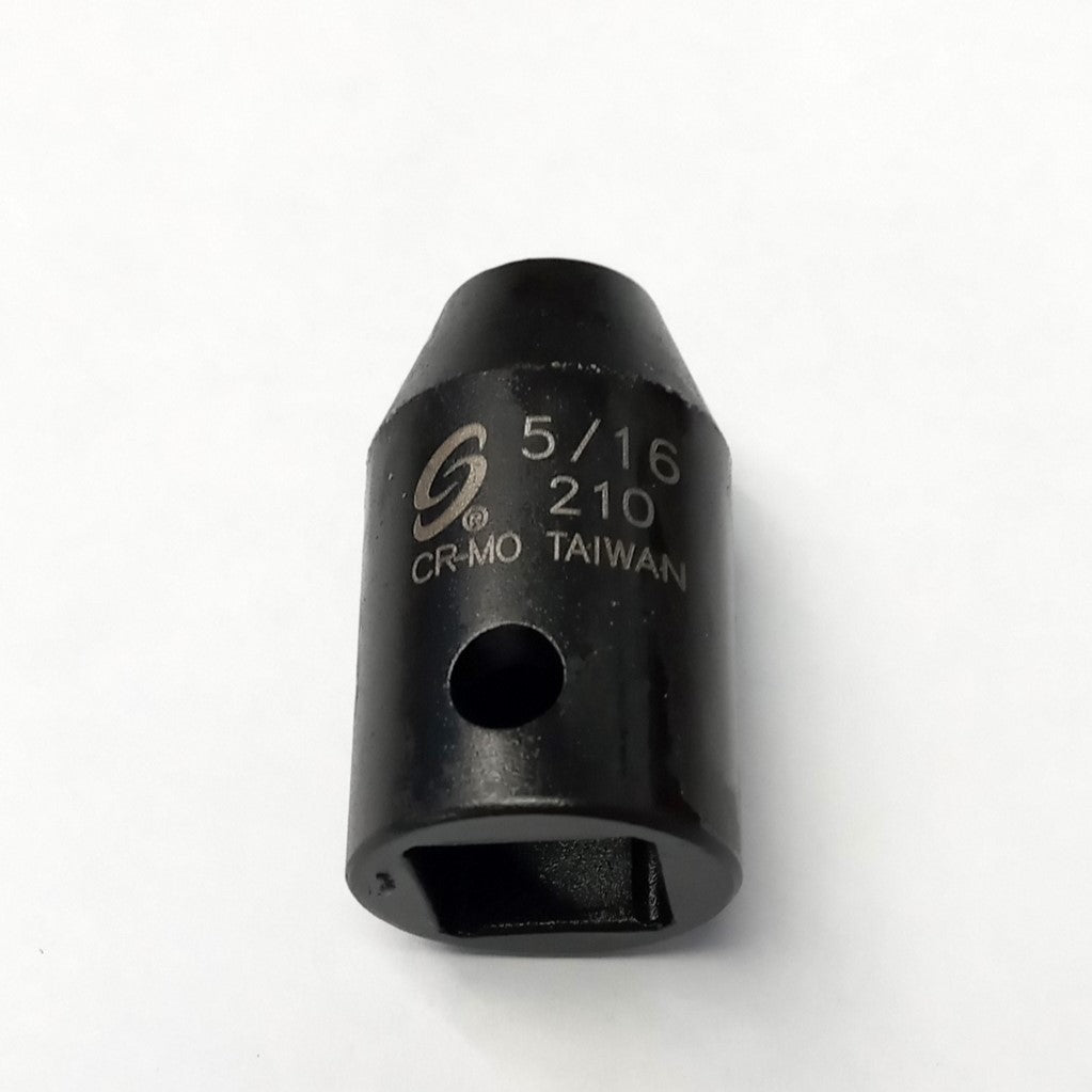 Sunex 210 1/2-Inch Drive 5/16" 6-Point Impact Socket