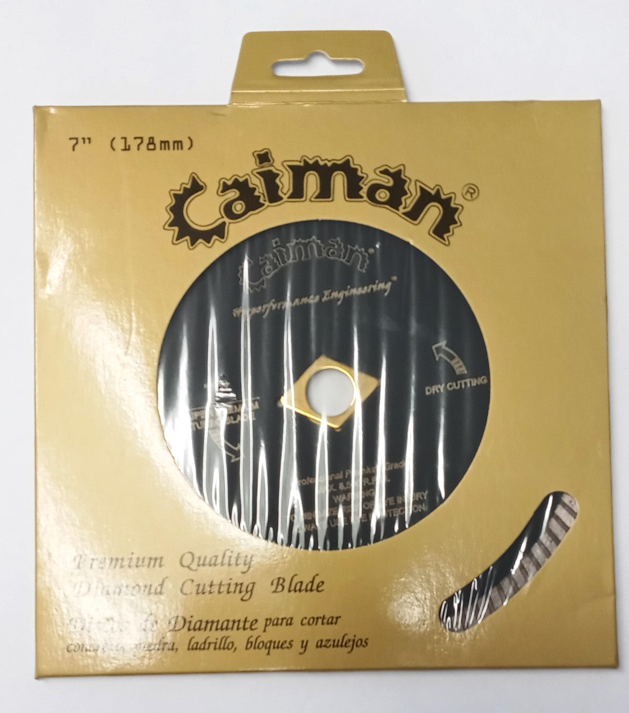 Caiman 11170 7" Suoer Premium Turbo Diamond Saw Blade