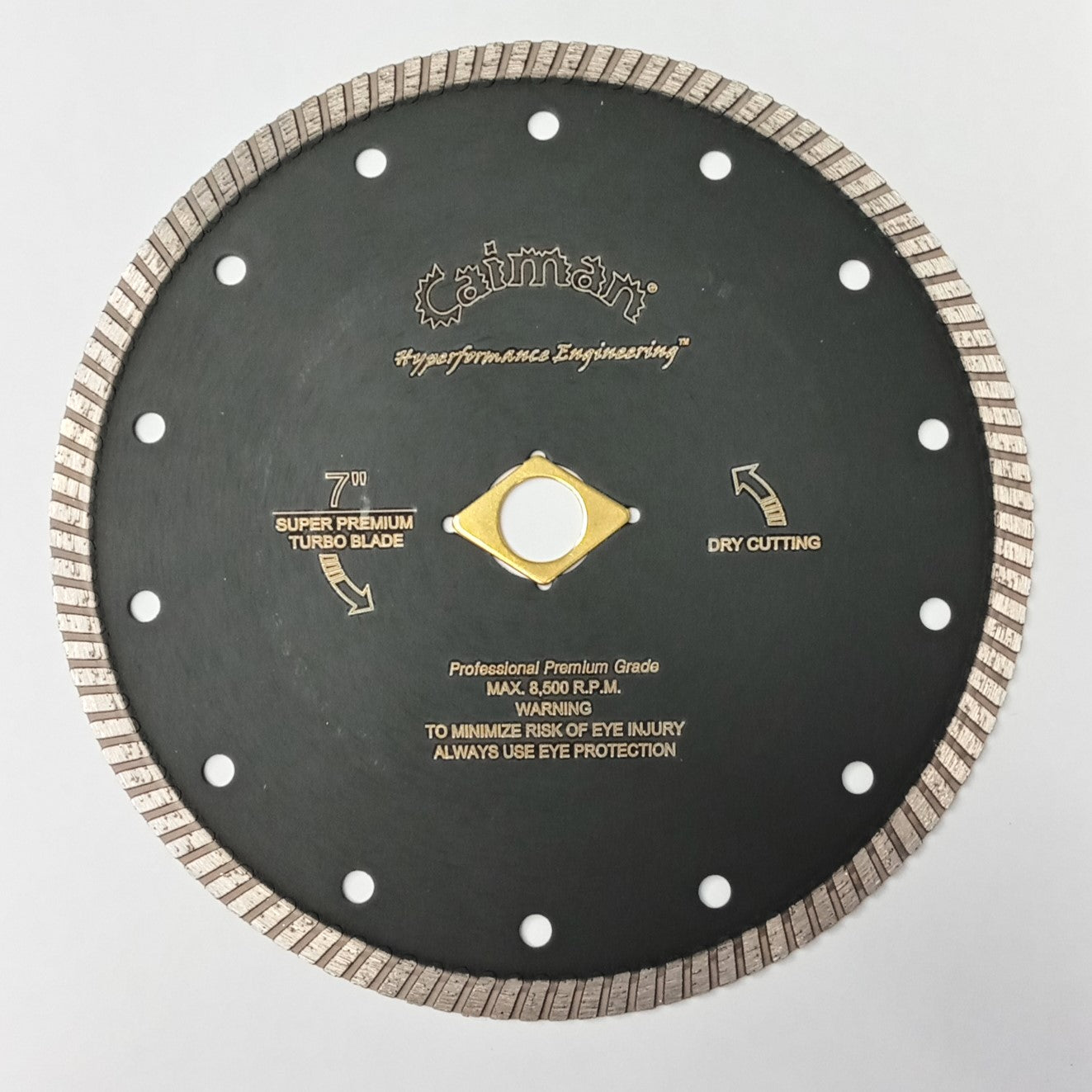 Caiman 11170 7" Suoer Premium Turbo Diamond Saw Blade