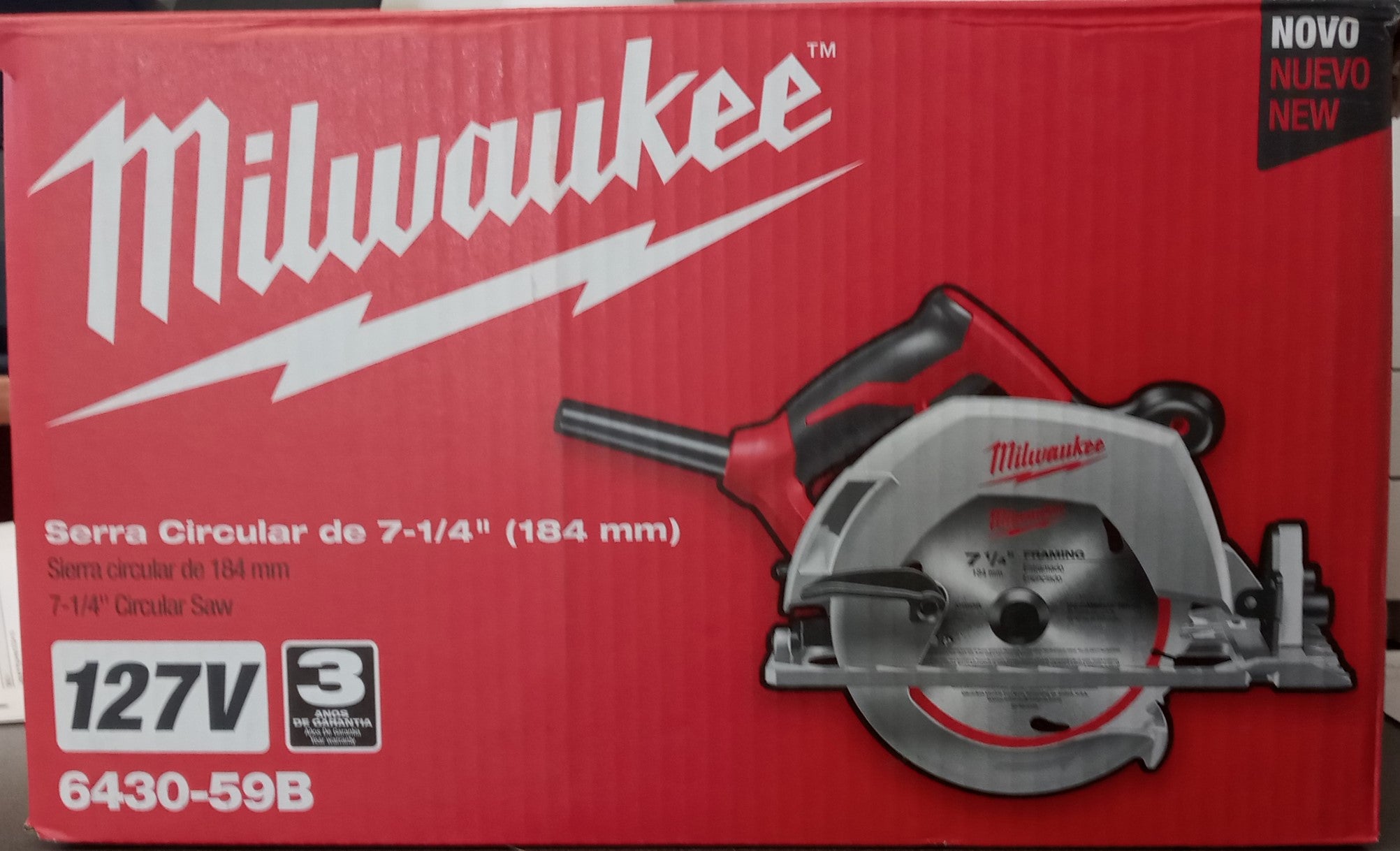 Milwaukee 6430-59B 7-1/4" Corded Circular Saw (127V Type C Plug) #109