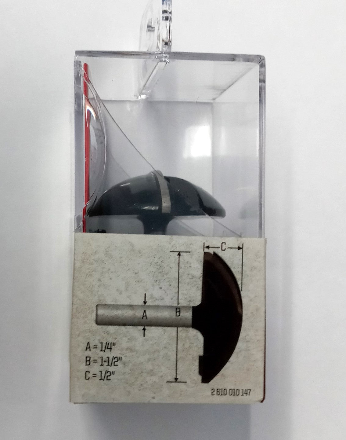 Craftsman 64228 1-1/2" End Cove Router Bit 2 Flute 1/4" Shank