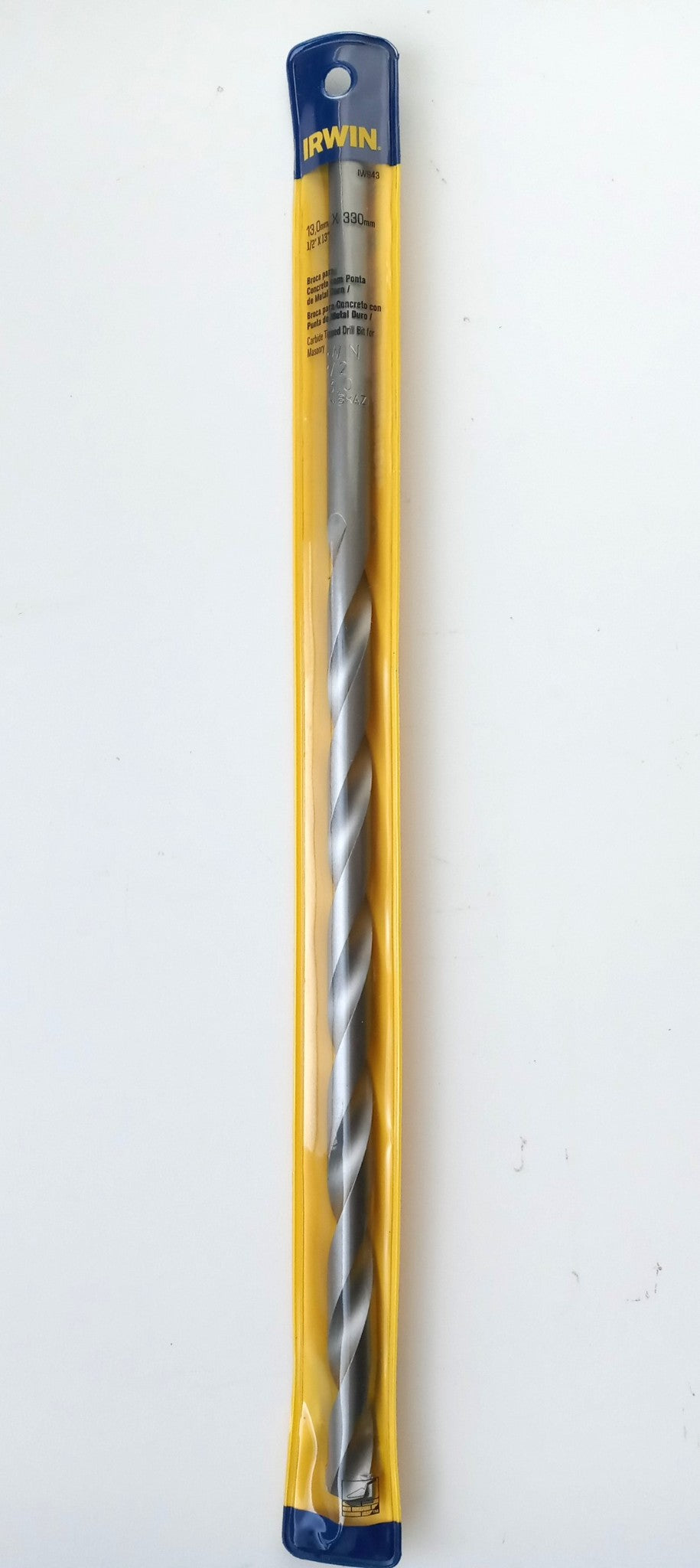 Irwin IW943 13mm 1/2" x 330mm Carbide Tipped Masonry Drill Bit