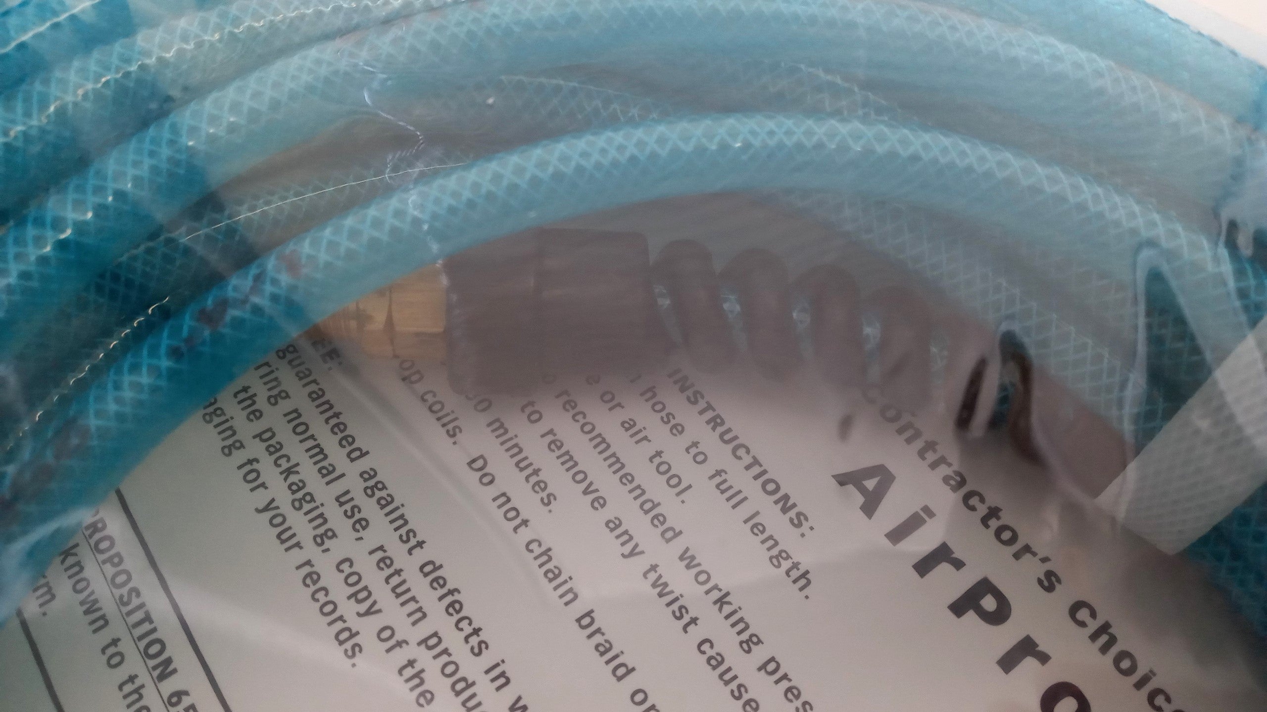 Contractors Choice Polyurethane Air Hose 1/4" x 50' USA