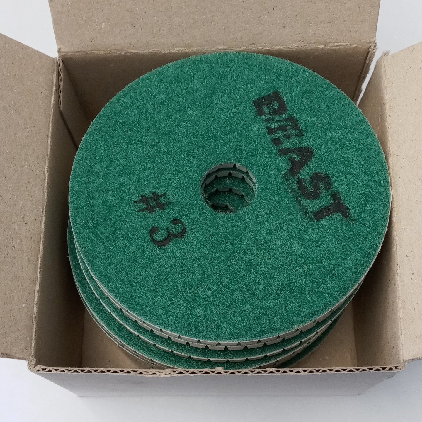 Beast 280005 4" Wet/Dry Polishing Pad Grit#3 10pcs.